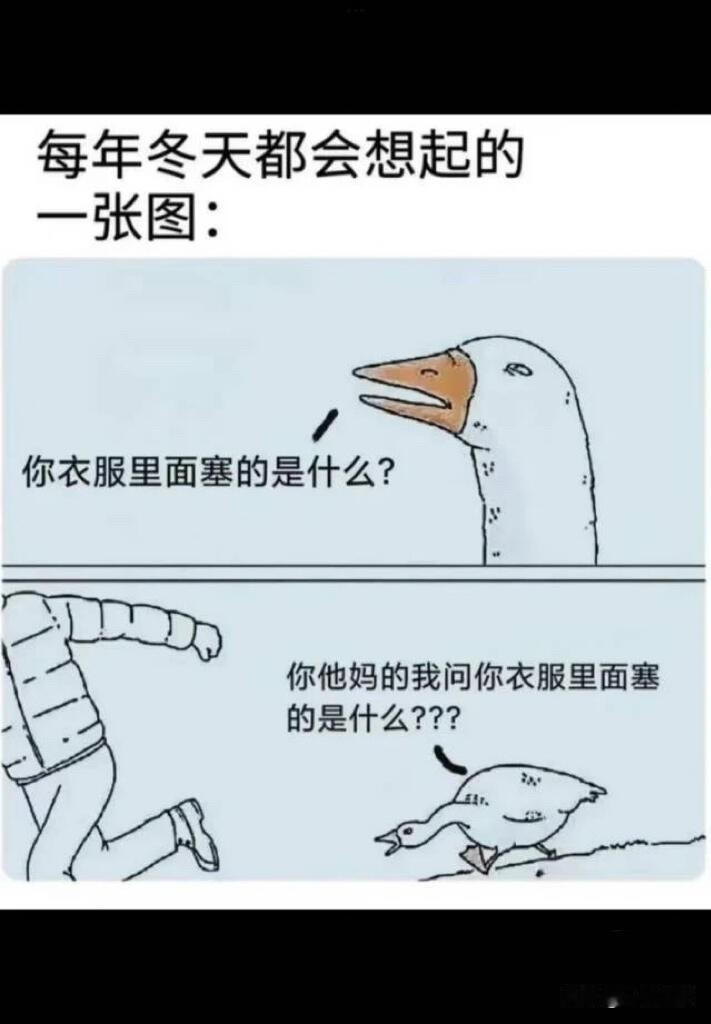 搞笑不？你羽绒服里面装的是什么？[呲牙笑][呲牙笑][呲牙笑]