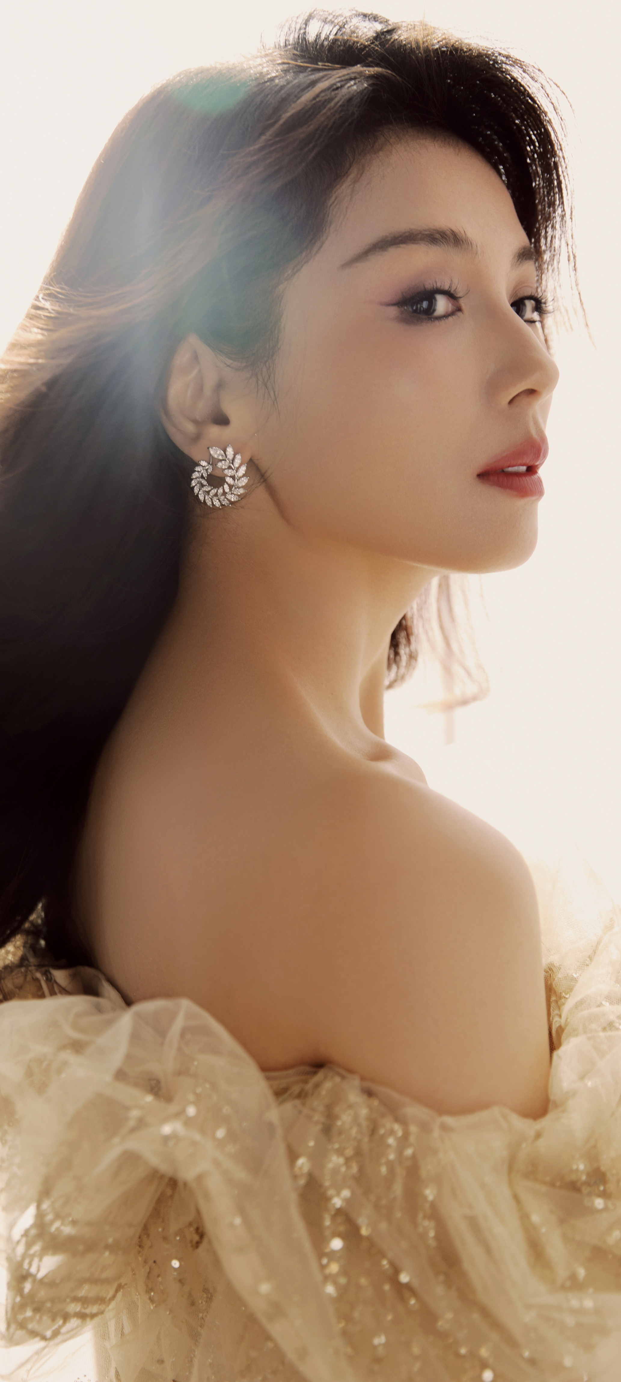 刘涛手机壁纸，薄纱轻裹，一眼尽是温柔。花式种草刘涛