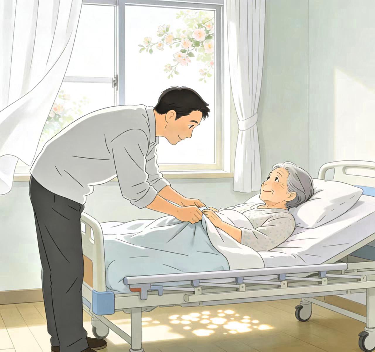 一段非常扎心的话：”只要你去伺候，一个屎尿屁都不能自理的老人，不用多，就俩