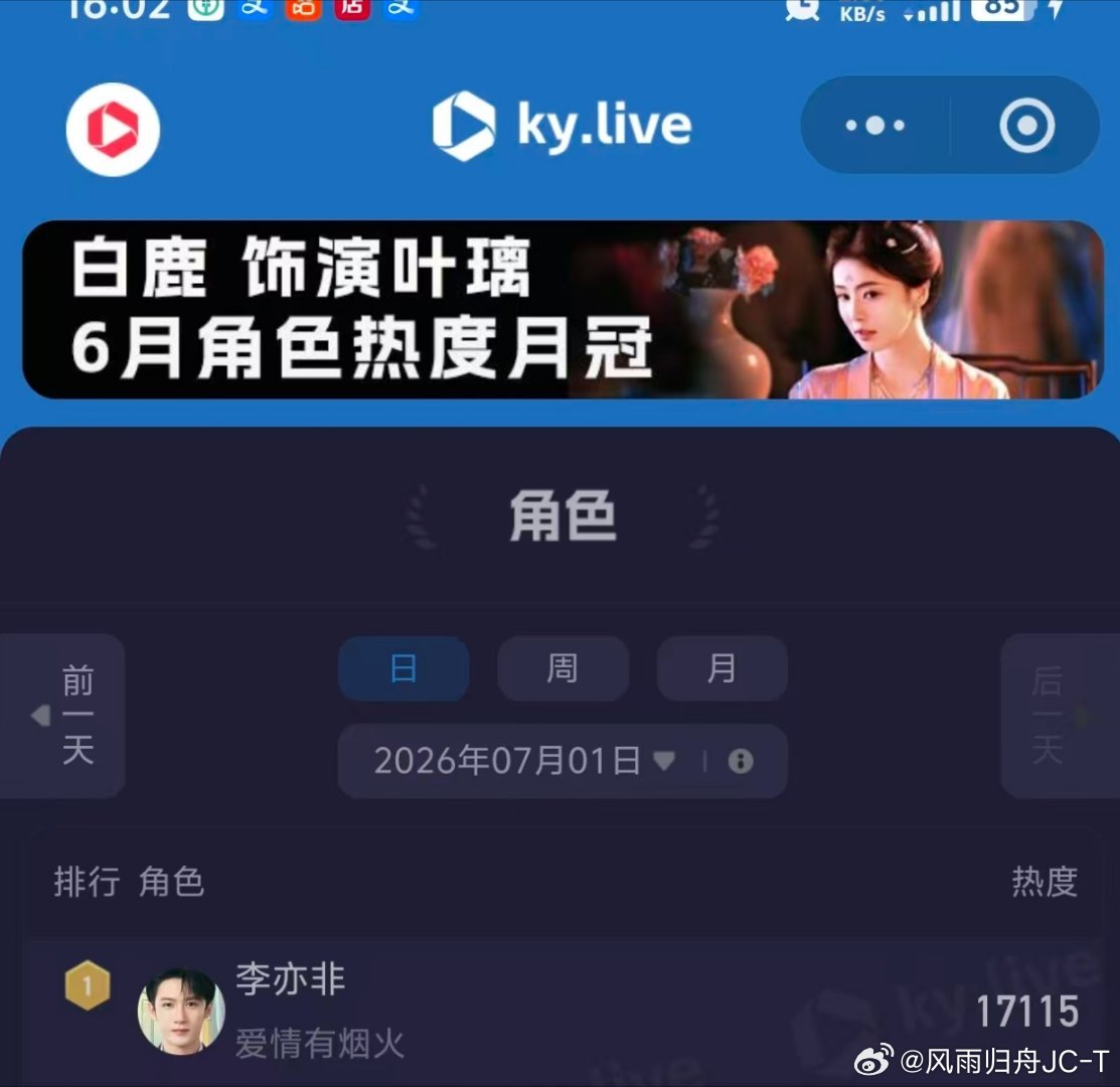 我们《爱情有烟火》持续全面登顶！檀健次李亦非伟大！！！！