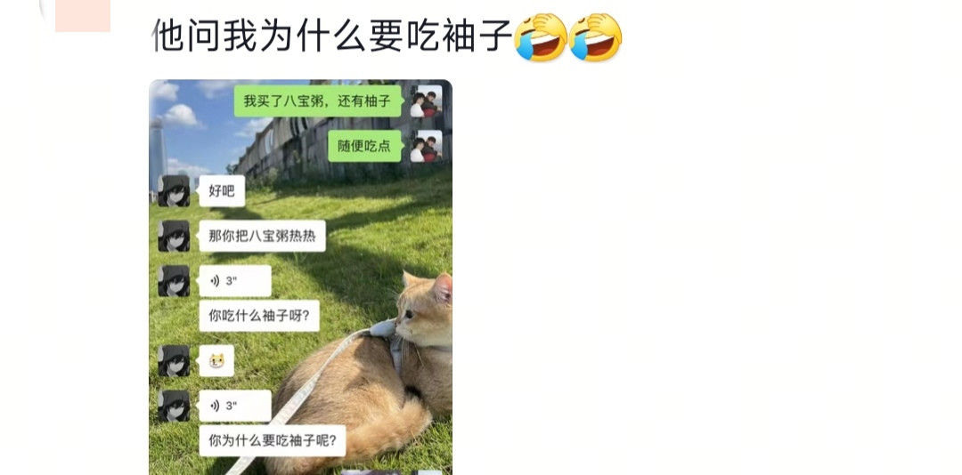 你为什么要吃袖子呢?