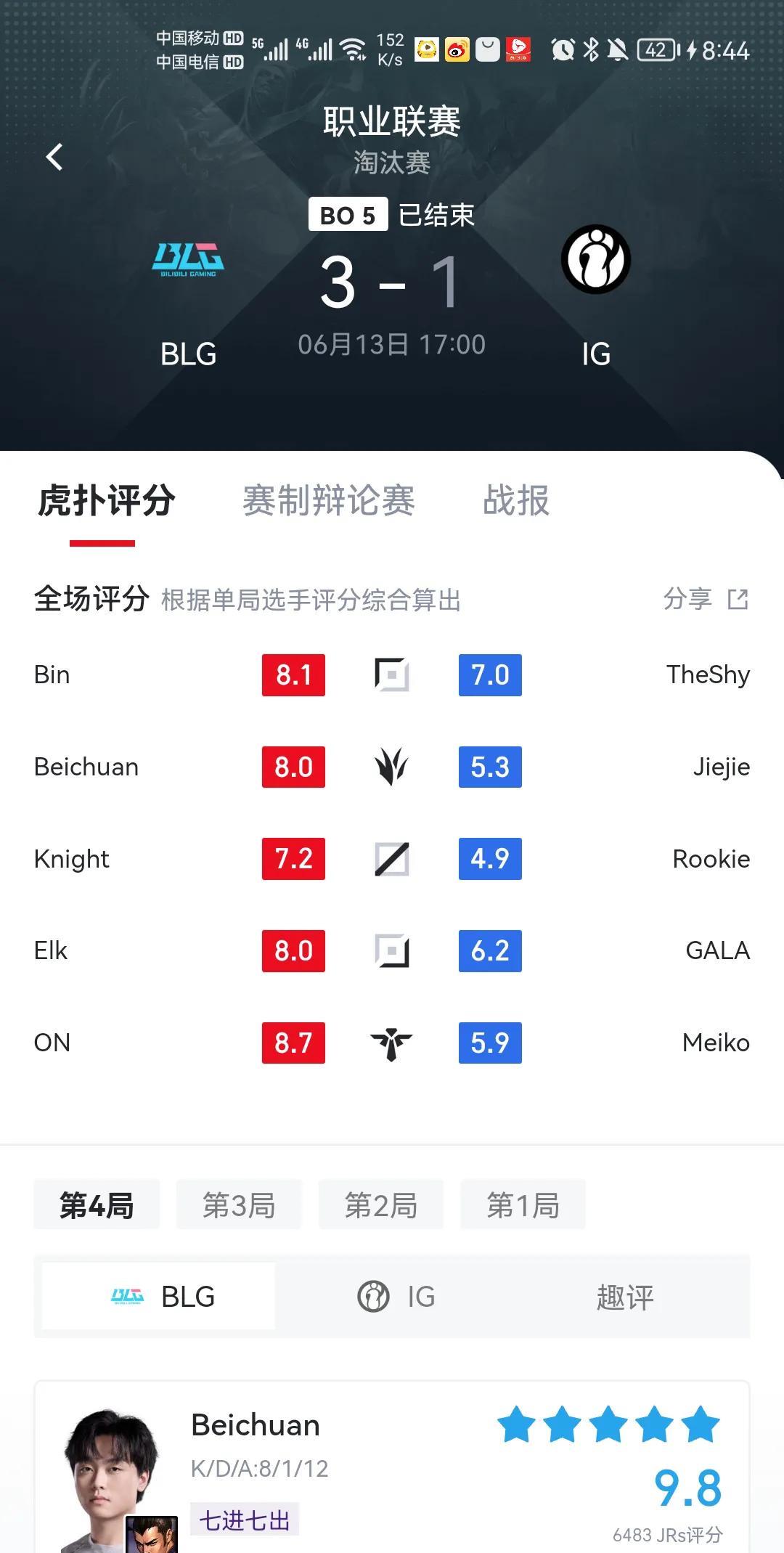 ig粉丝闹麻了，你打进三强，也不看看你的对手是谁？fpx、wbg、we？三支中游