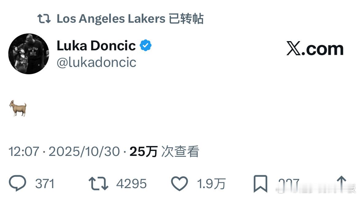 等你归来[加油]东契奇赛后发布社媒“🐐”​​​