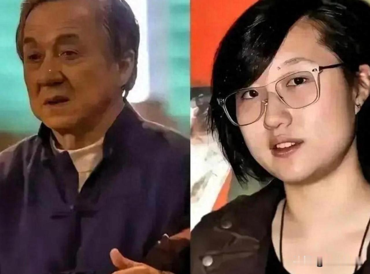 4000万到账了，海报改了18稿，他还是没叫她一声女儿。最近网上老传成龙和吴卓
