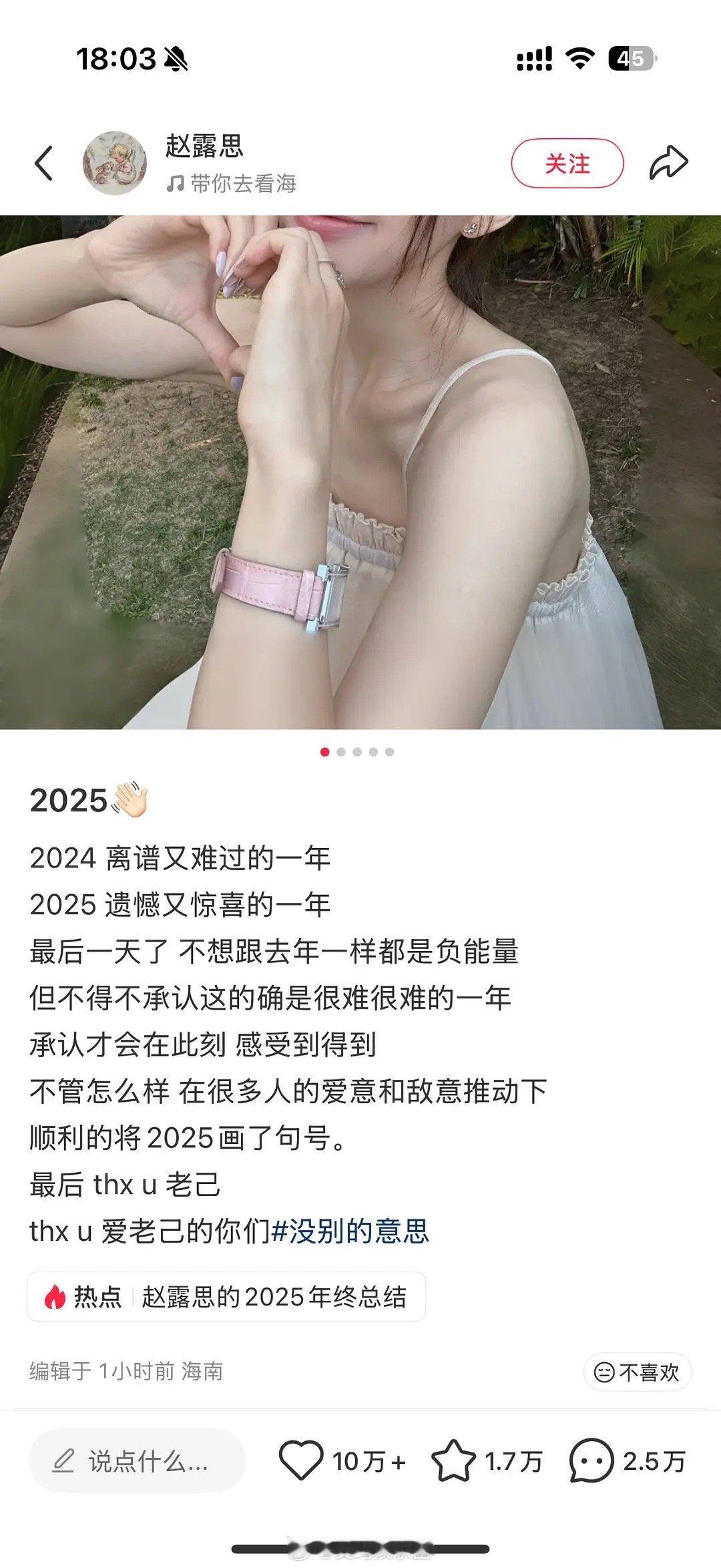 赵露思的小🍠文案被网友们吐槽了