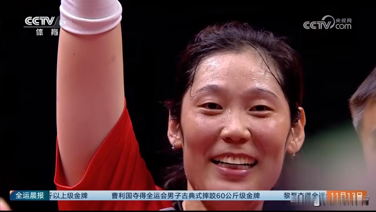 好舍不得朱婷啊[哭哭][哭哭]朱婷在接受央视的采访时，说这届全运会可能是最后一届