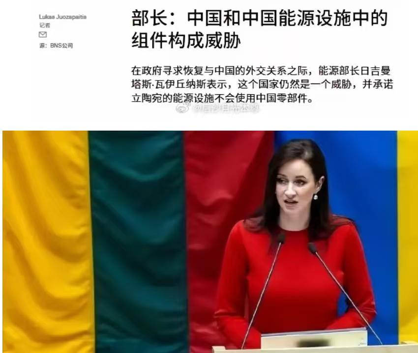 没想到，他们还真的动手了。前段时间立陶宛的新总理主动要求跟中国改善关系，大有你不