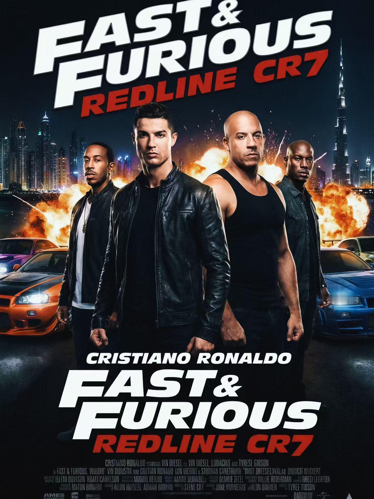 GOAT影响力！《速度与激情》系列的第11部将于2027年4月上映，而球王C罗将