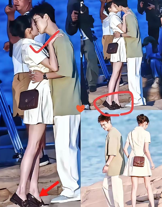 鹿晗或许怎么都没想到，自己最铁的兄弟会和自己的女友关晓彤演吻戏。画面中，关晓