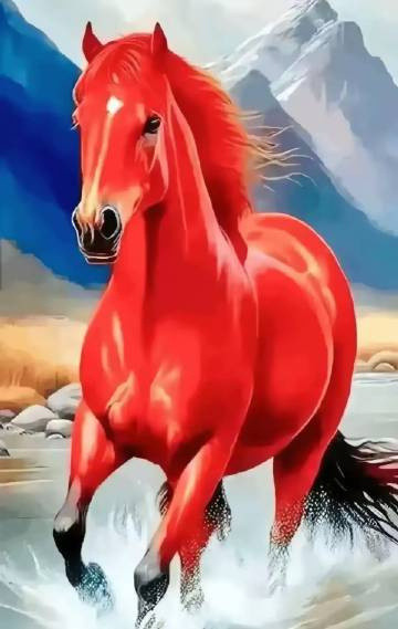 有人説：“如果你看到了红马，记得要在90秒内点赞。千万不要不信，这真的很灵验！请