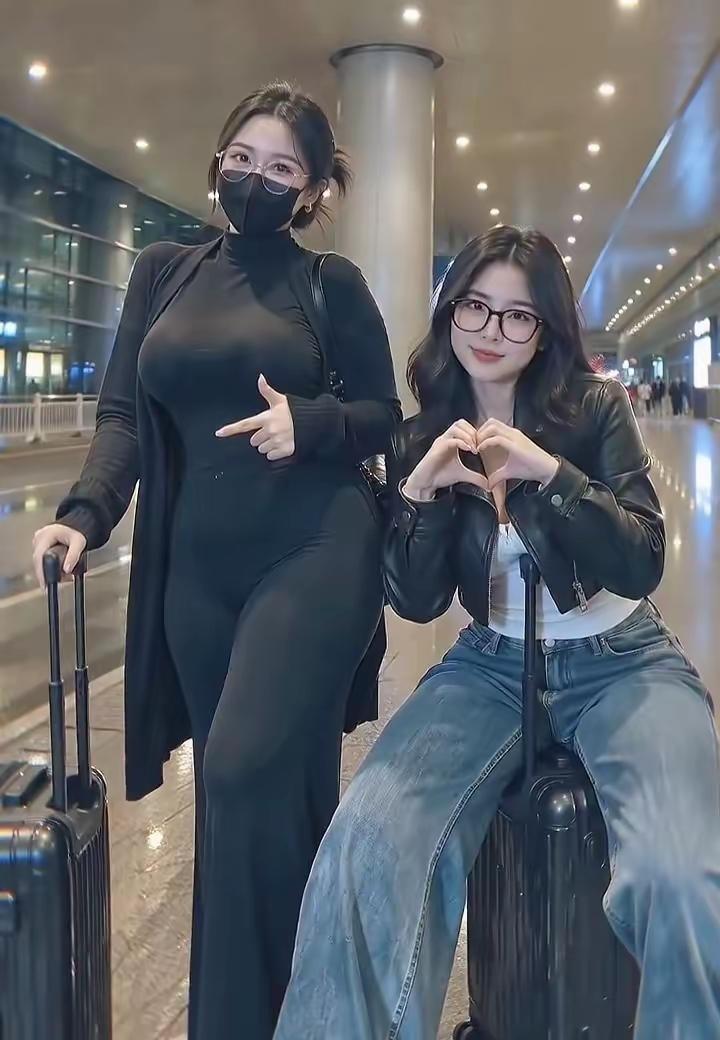 两位漂亮的美女，你喜欢这两位美女吗。