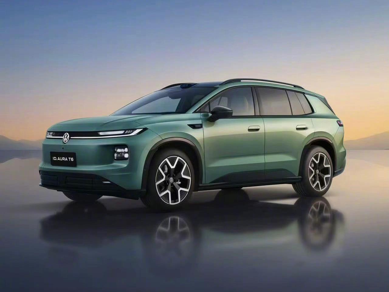 一汽大众ID.AURAT6官图发布，实车亮相。首款激光雷达纯电车型，保留了非常