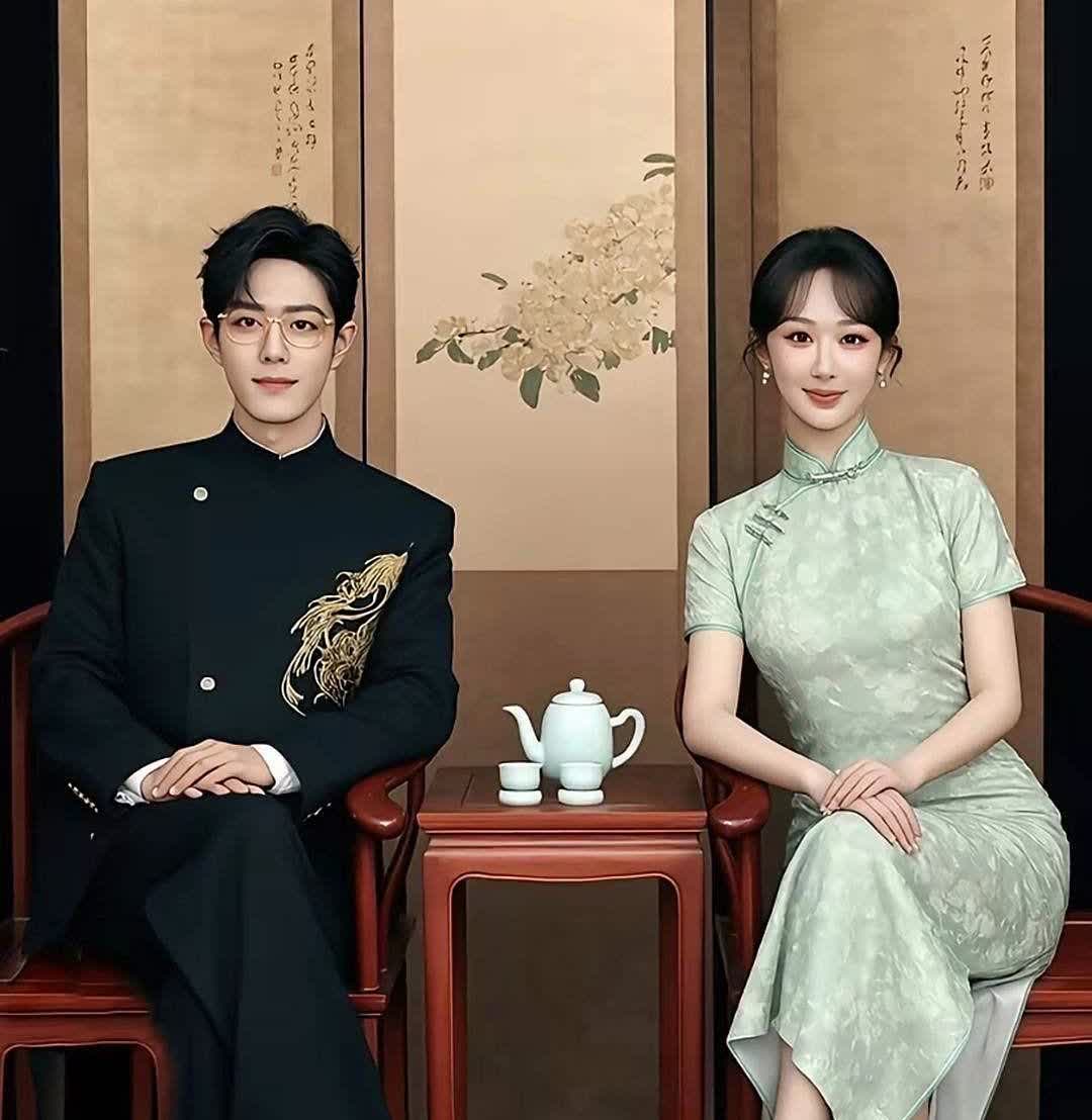 天啊！这是什么神仙适配度！不管是中式民国风，还是日常甜蜜感，两人同框都自带“岁月