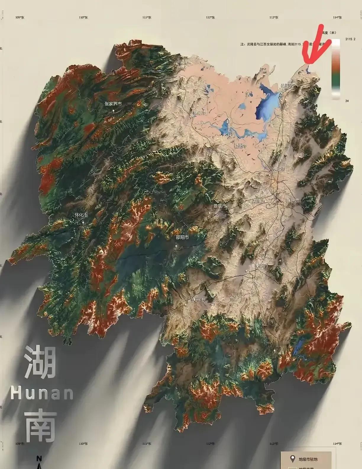 不知道网上为什么有那么多人说湖南的地形条件比不过江西，其实这是很错误的观点。从实