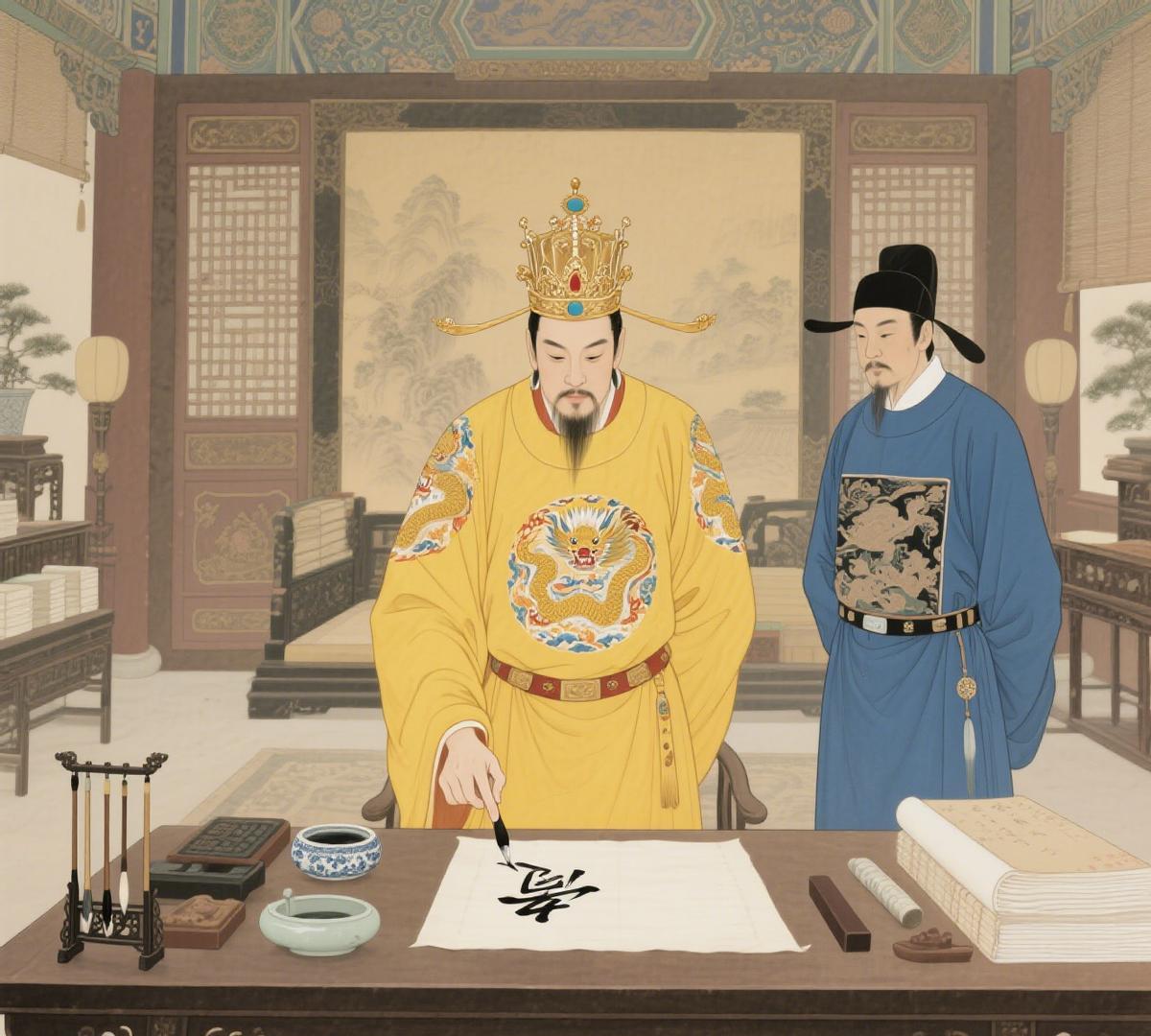 南朝齐最机智大臣：皇帝逼他比书法，他故意写丑字保命，一句话噎得皇帝没脾气大臣明