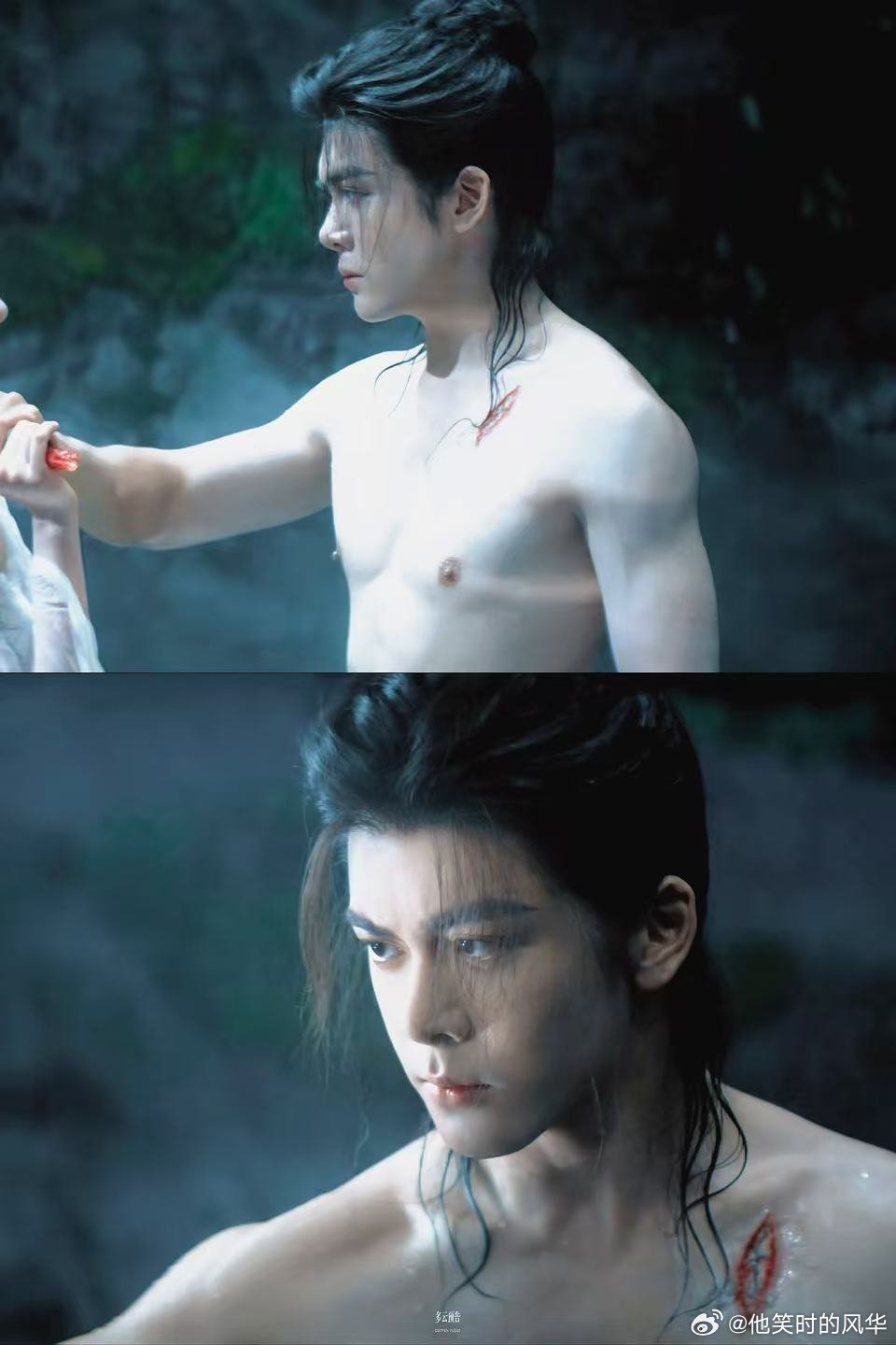 曾舜晞胡茬吻戏成熟氛围感狠狠戳中！胡茬造型解锁全新魅力，吻戏深情缱绻张力十足，情