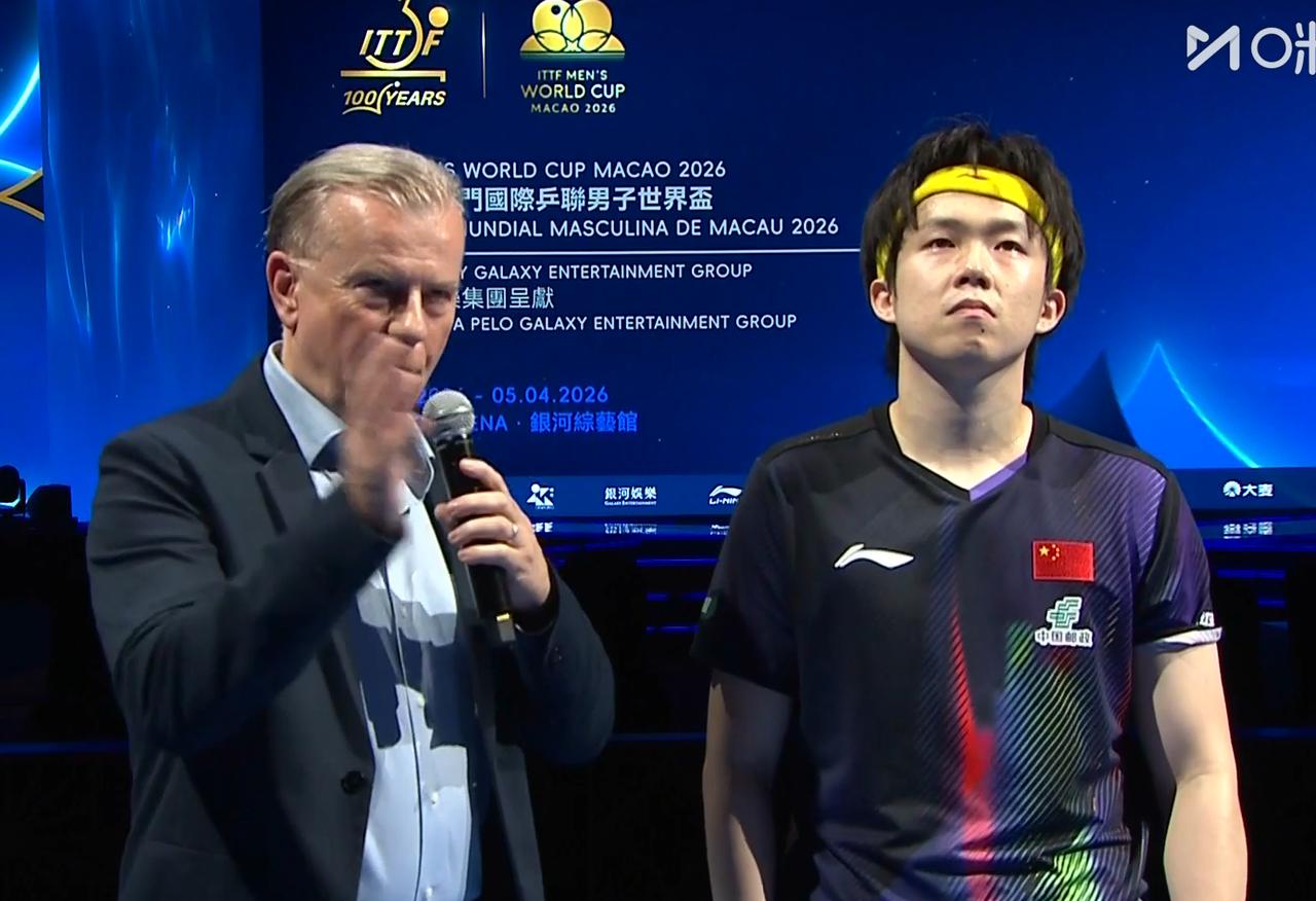 为何王楚钦能4:3逆转达科？赛后采访说：王皓说了一句关键的话，让我安定下来！