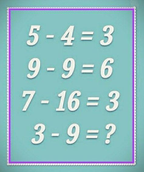 这组用火柴棒摆成的算式超有趣！“5-4=3”“9-9=6”“7