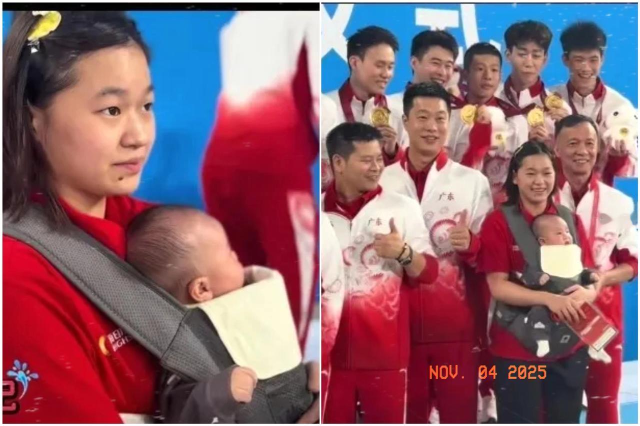 全德华”正式上线啦，这就是全红婵的作风11月2号夺冠，今日就帮忙带娃，估计全运