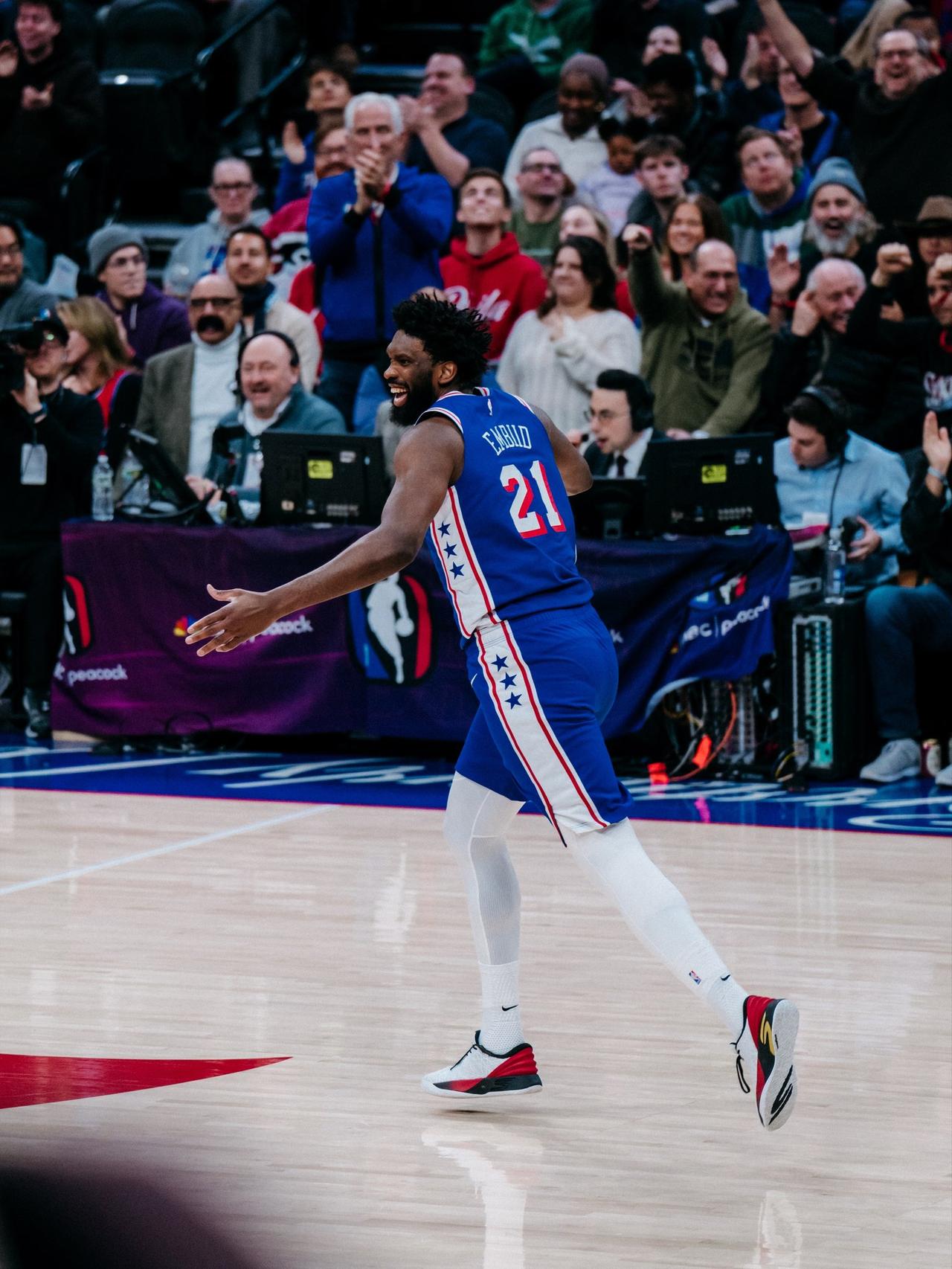 聊聊乔尔·恩比德！29分，9篮板，5助攻，投篮命中率46%（今日）3