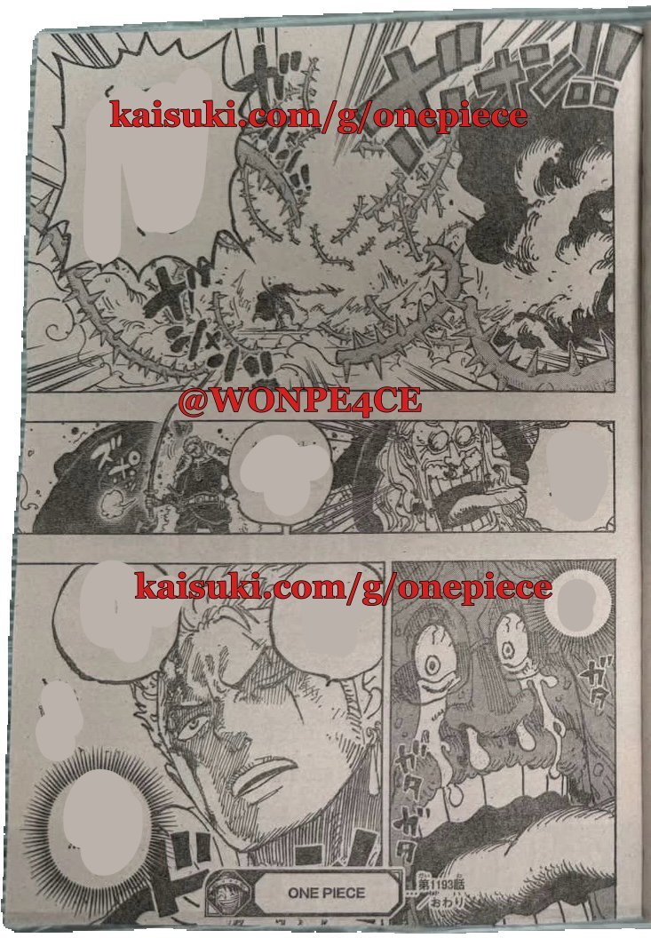 海贼王1193话索隆一刀破防索玛兹！差点劈中心脏，给索玛兹吓得！[笑着哭]​​