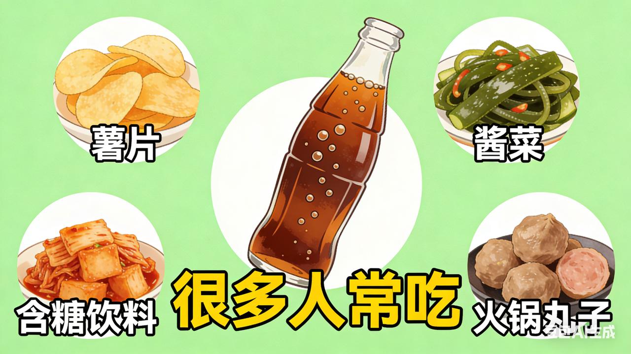 警惕！这些“美食”正在悄悄伤害你的肾警惕！这些“隐形杀手”正悄悄损伤你的肾