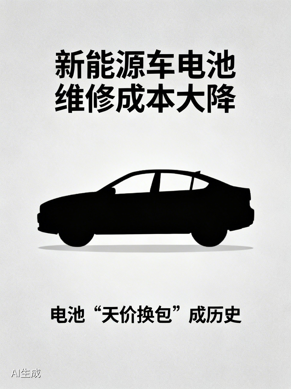 新能源车车主终于等到这天！电池“天价换包”成历史，维修成本直接砍7成