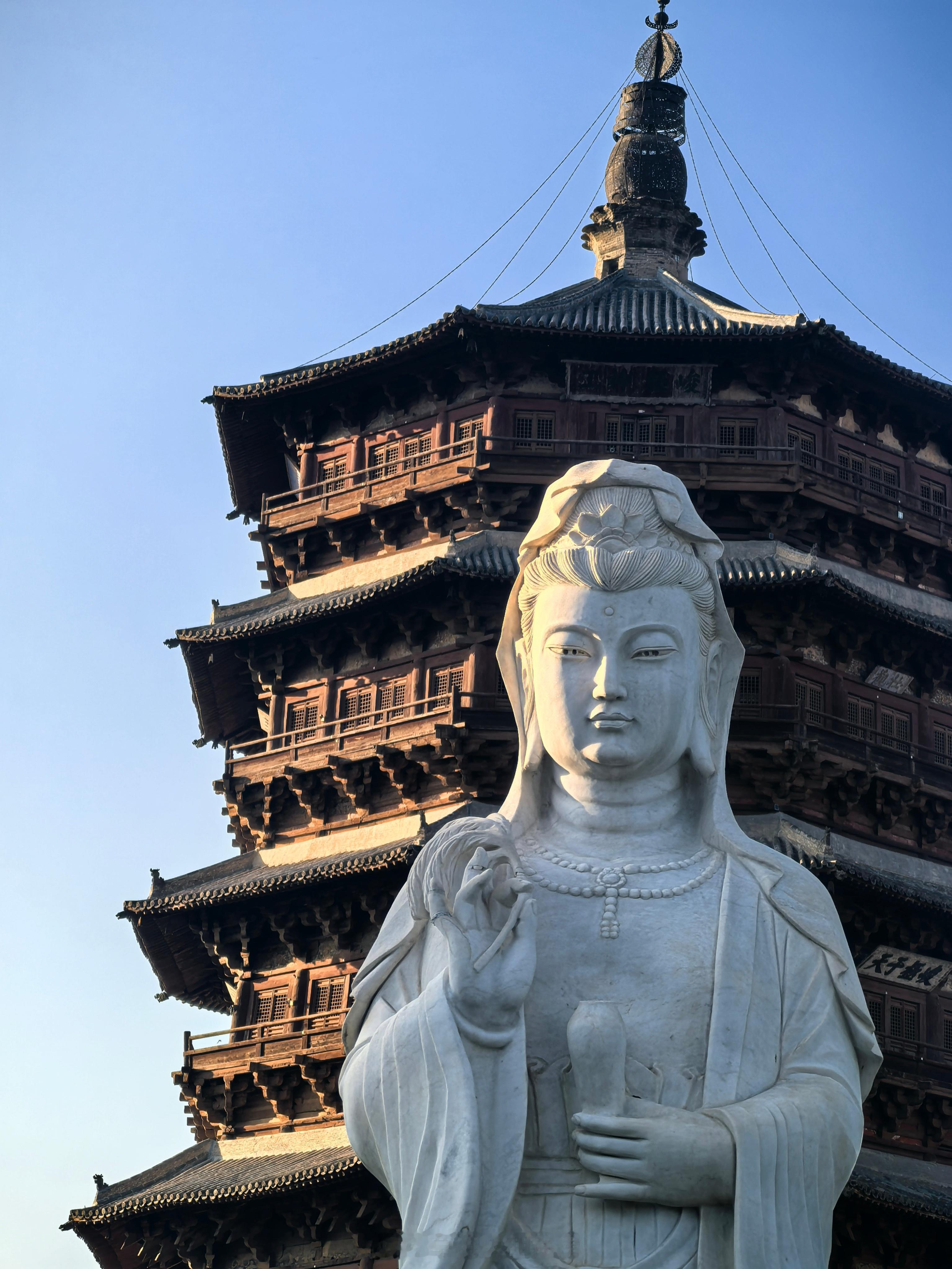 应县木塔非常壮观！推荐各位可以来山西逛逛  当然评论区抽图...