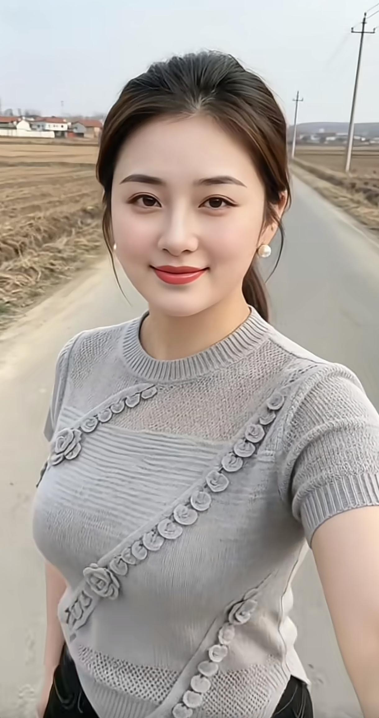 温暖毛衣+甜美笑容，元气满满的一天！🌞👗💄分享一下你随手拍的照片温柔系穿