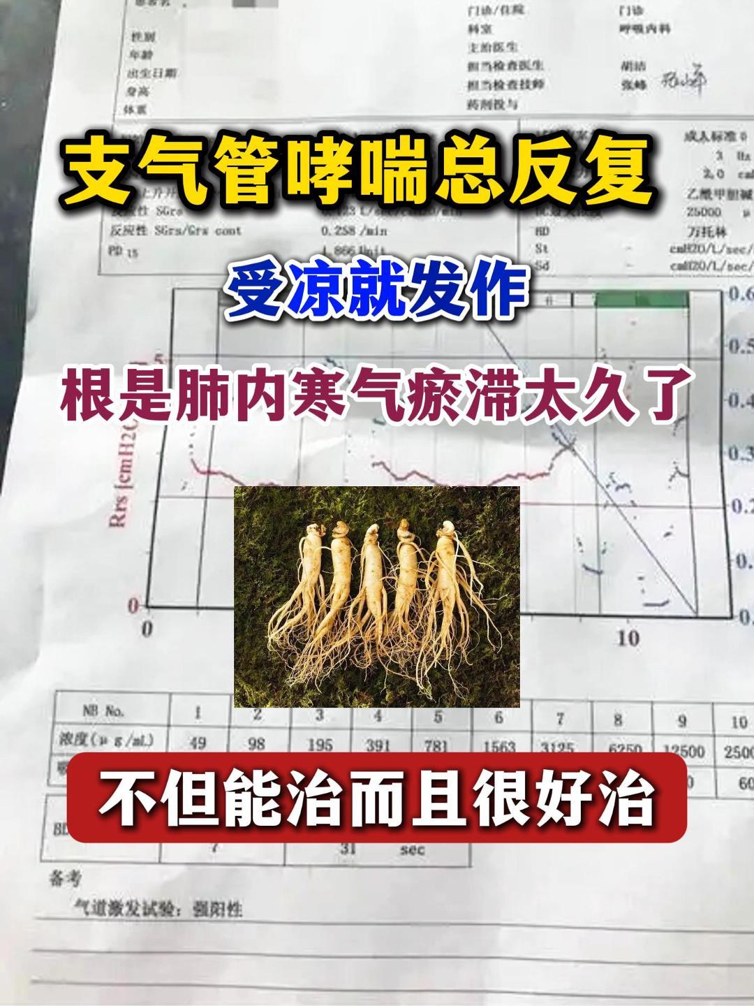 支气管哮喘受凉就发作，根是肺内寒气瘀滞太久了，不但能治而且很好治是不是吹点凉风