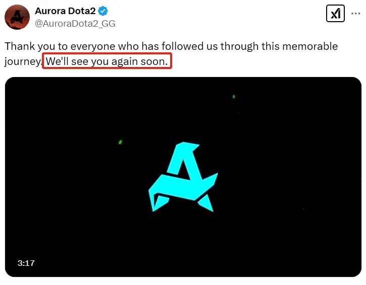 DOTA2:Aurora解散东南亚队重建东欧队Aurora解散了东南亚队，