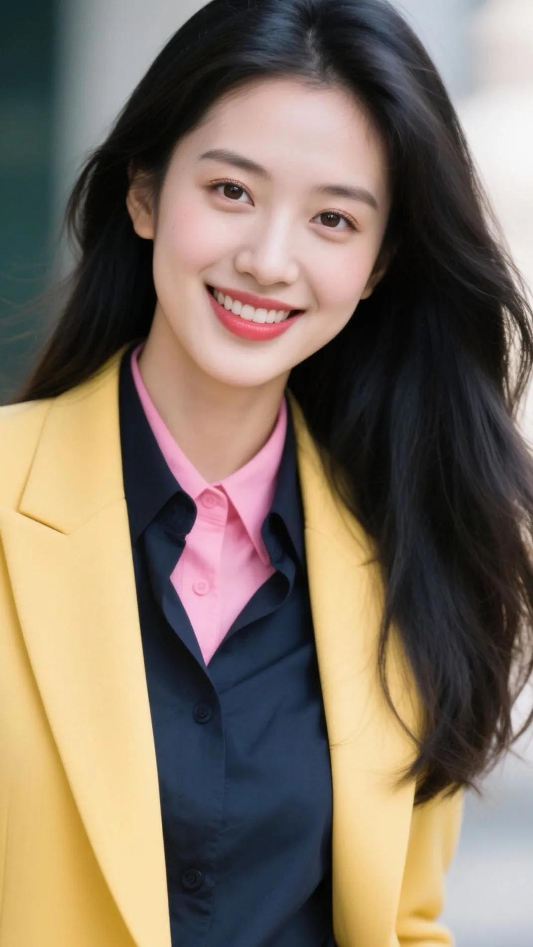 元气满满的一天，从自信的笑容开始！😊✨