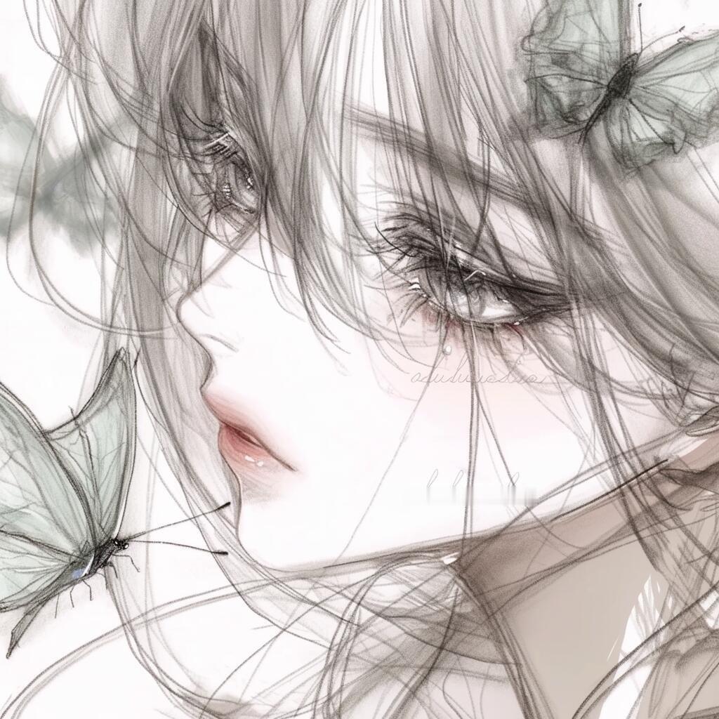 𝐖𝐞𝐂𝐡𝐚𝐭头像｜头像分享｜女生头像｜高清头像｜动漫头像｜白色头像