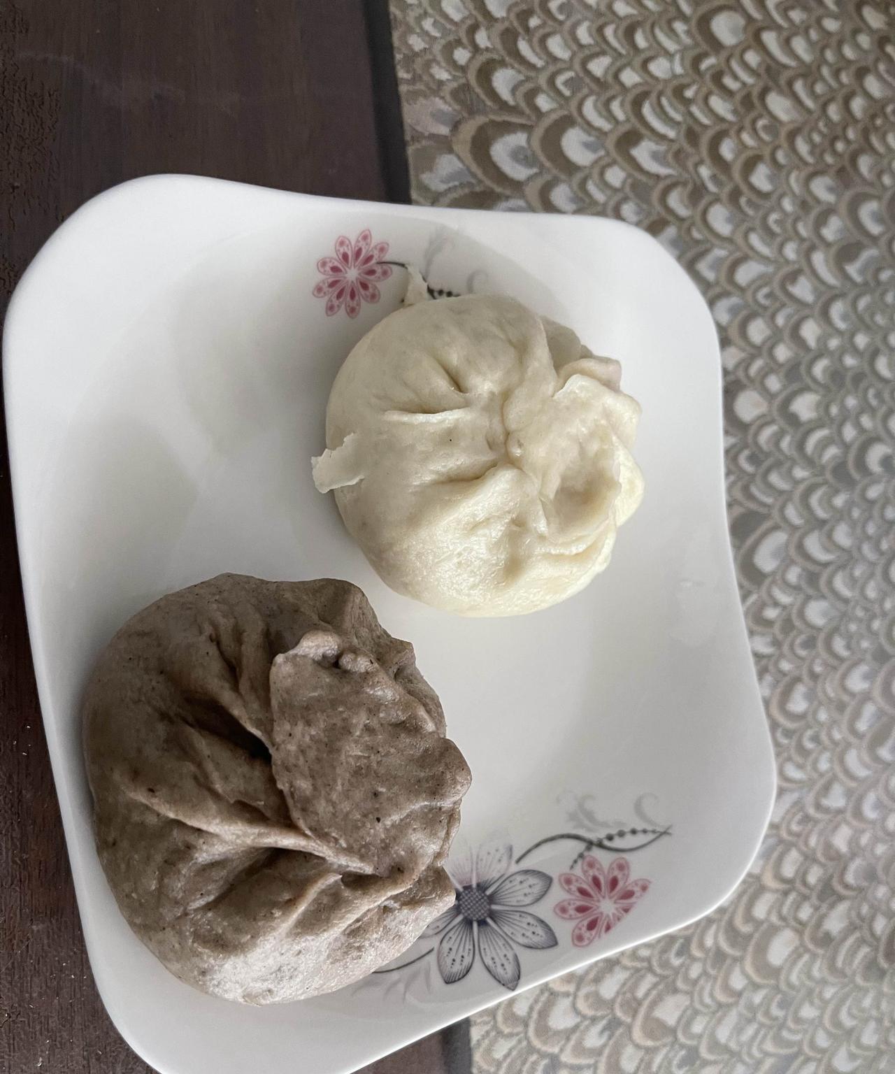 【桥本日记】休息日就要做吃的，今日美食荞麦蒸包。早晨8:00起床吃老公做的荞