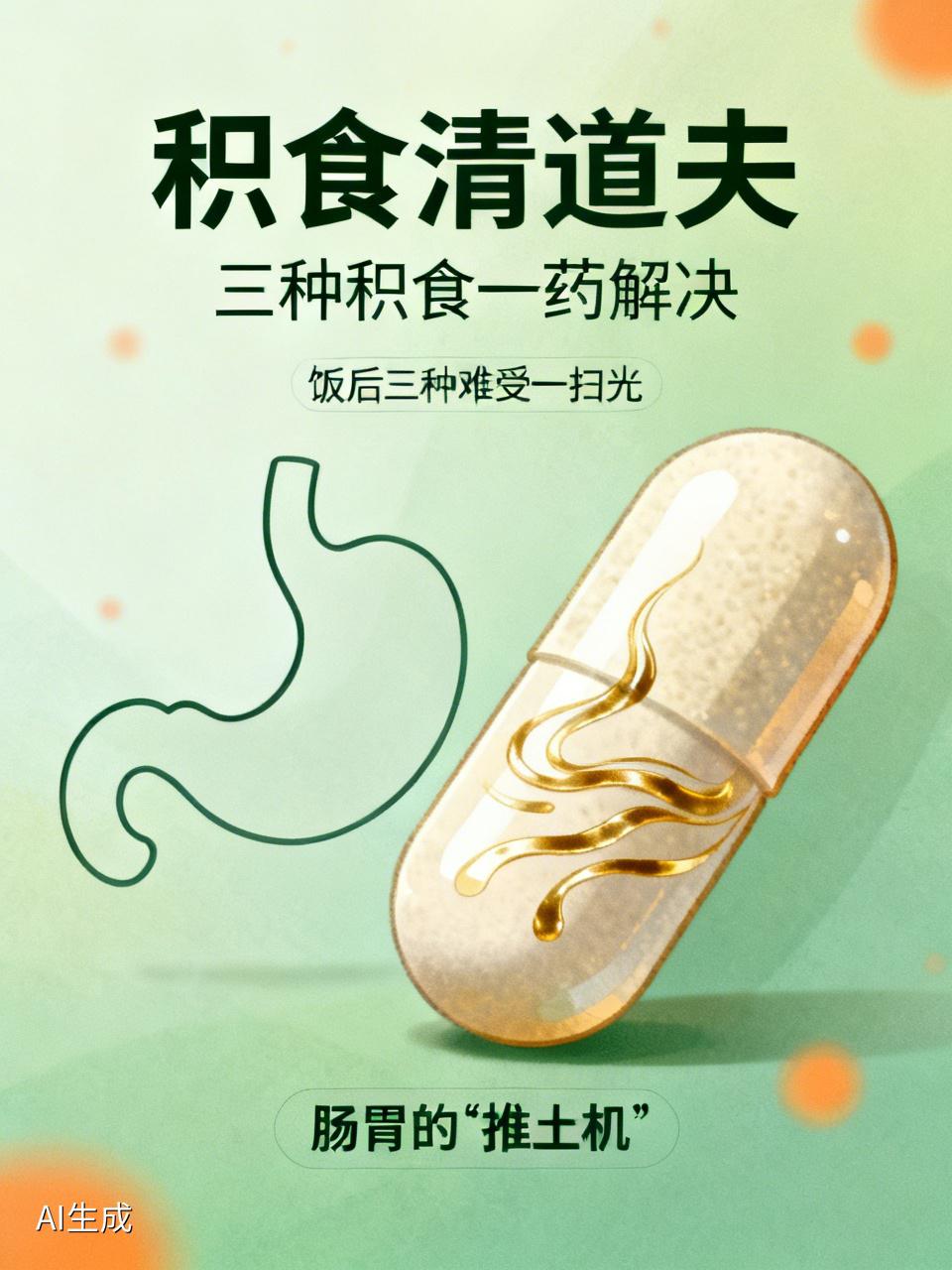 肉吃多、酒喝多、饭吃多，三种积食一个药！它才是肠胃的“推土机”，饭后三种难受一扫