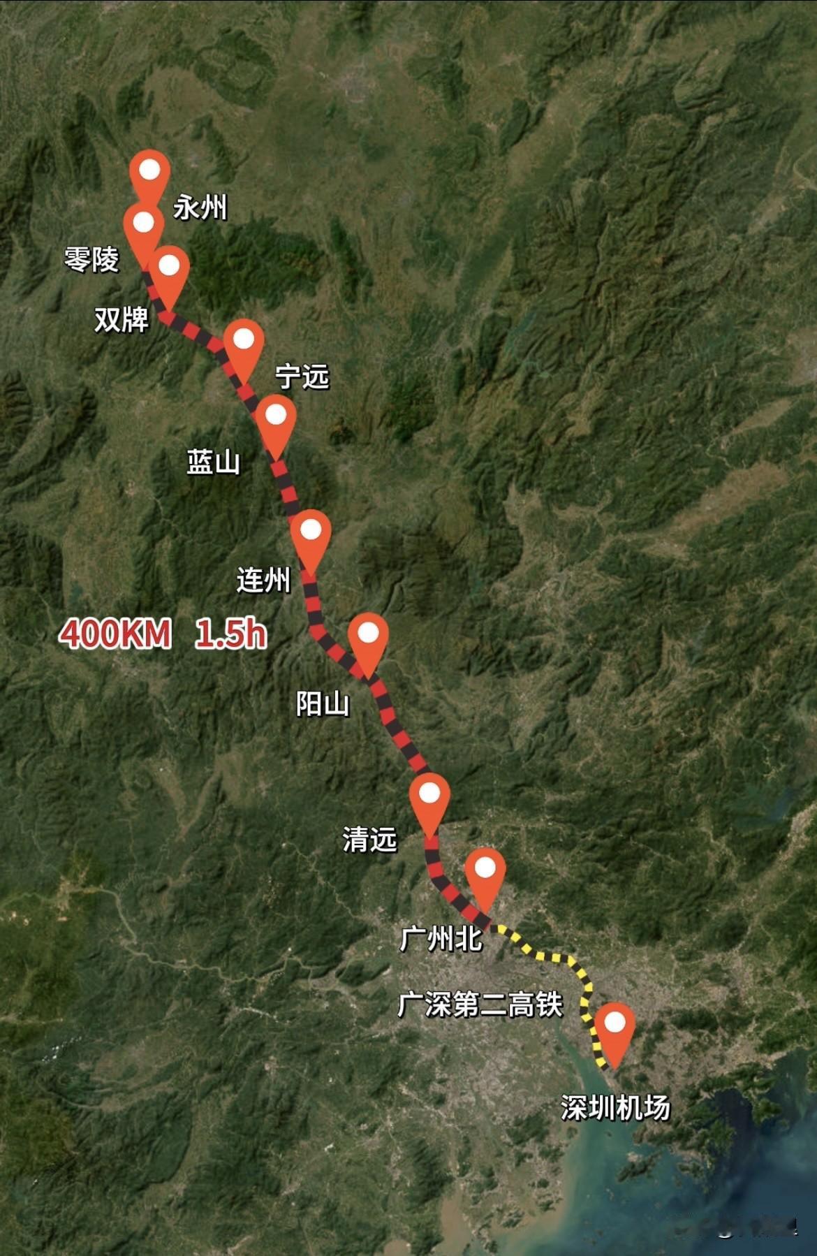 耗资约951亿的广清永高铁，是打通湘南粤北南岭山区的超级交通工程。线路正线全长3