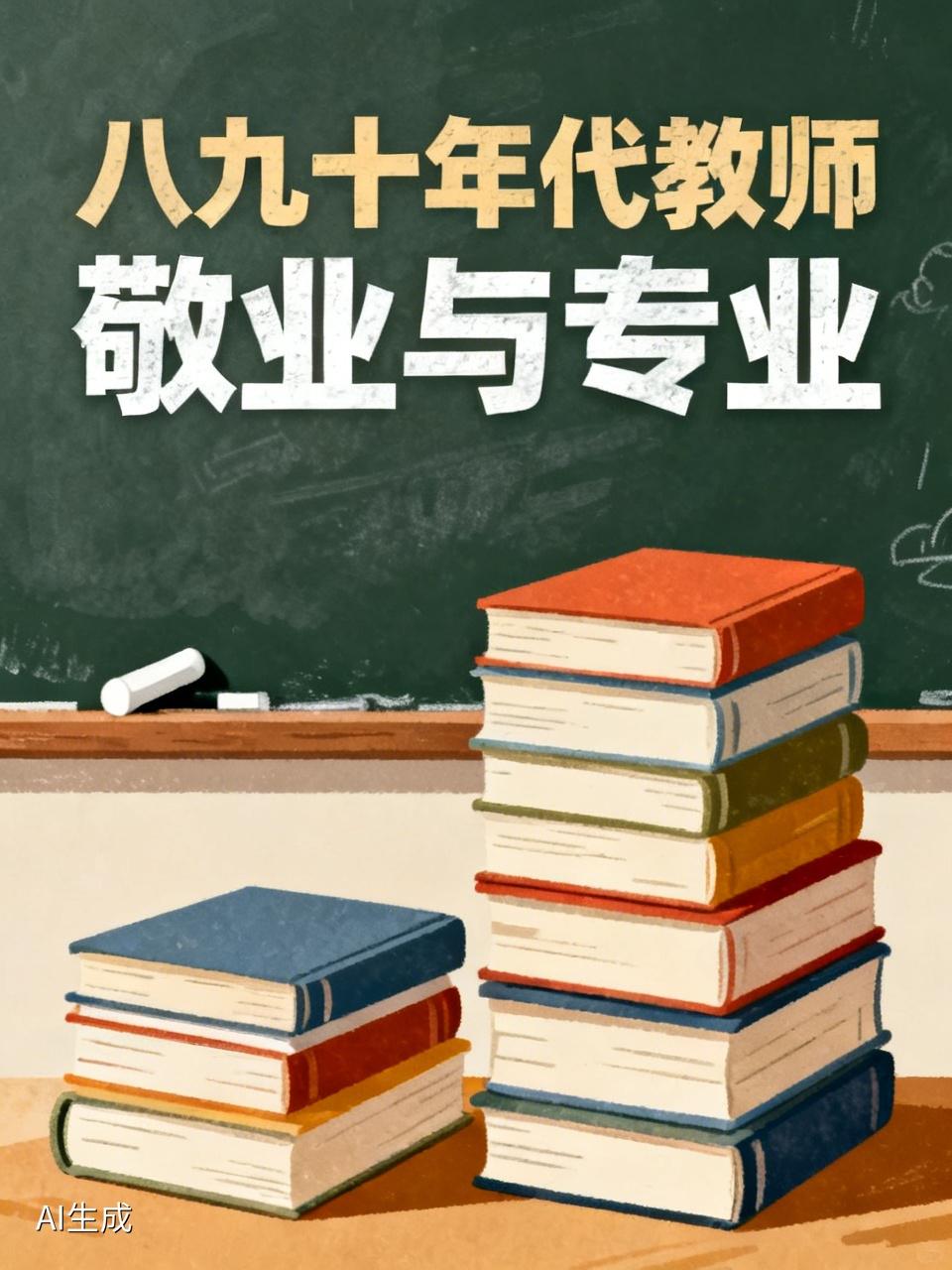 很多人说现在的教师没有八、九十年代的教师敬业了。八、九十年代的教师，虽然很多都