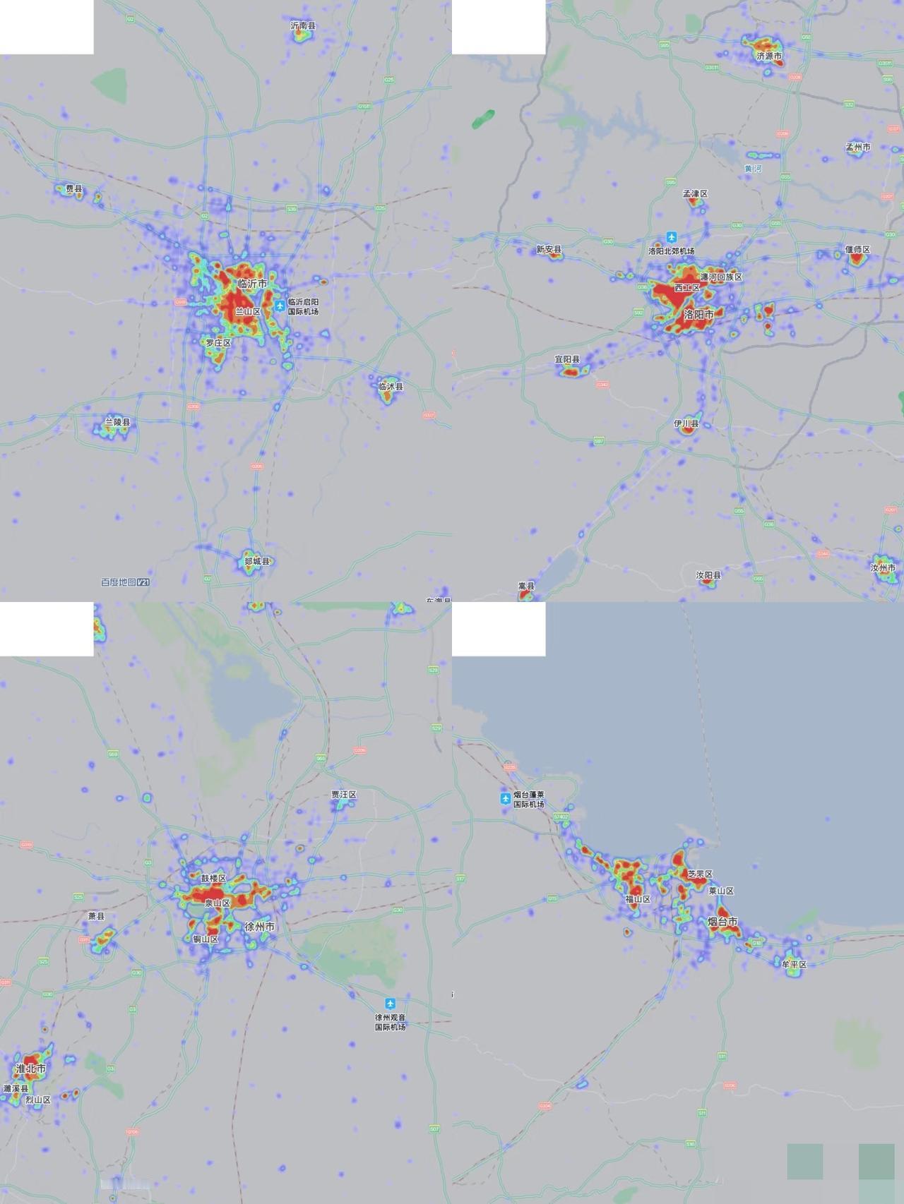 北方普通地级市热力图第一应该是临沂[呲牙笑]