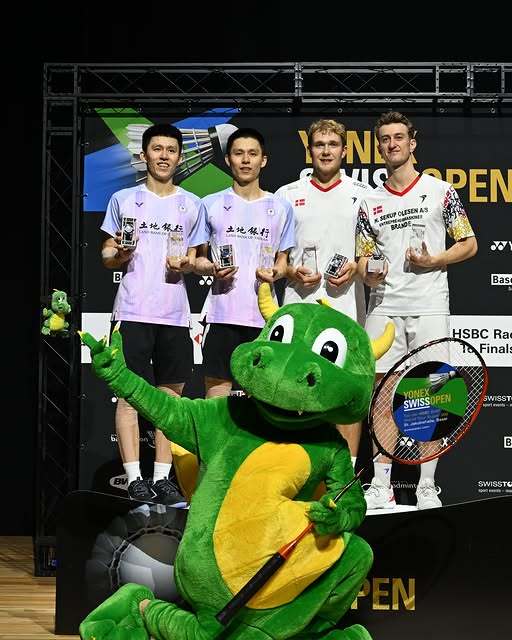 2026年瑞士羽毛球公开赛最终赛果：中国队2冠2亚，日本队、泰国队、中国台北队