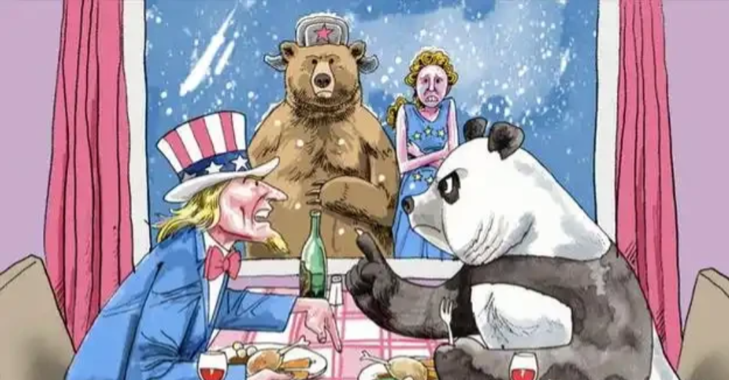 美帝斗的其实不是俄罗斯，而是我们，乌克兰已经成了牺牲品，资源归美国，土地归俄罗斯