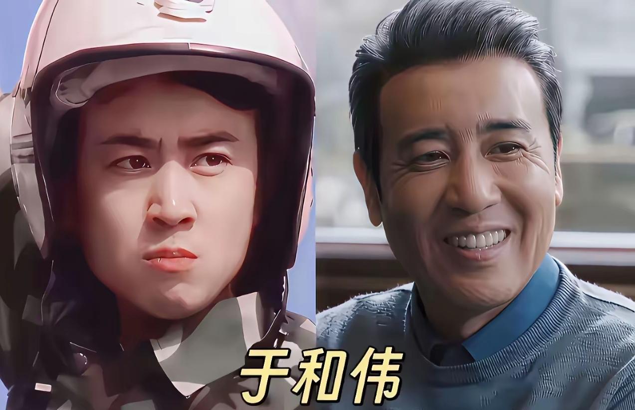 陈建斌如今自带成熟沧桑感，早年眉清目秀，模样清爽。总演接地气角色的雷佳音，青涩时