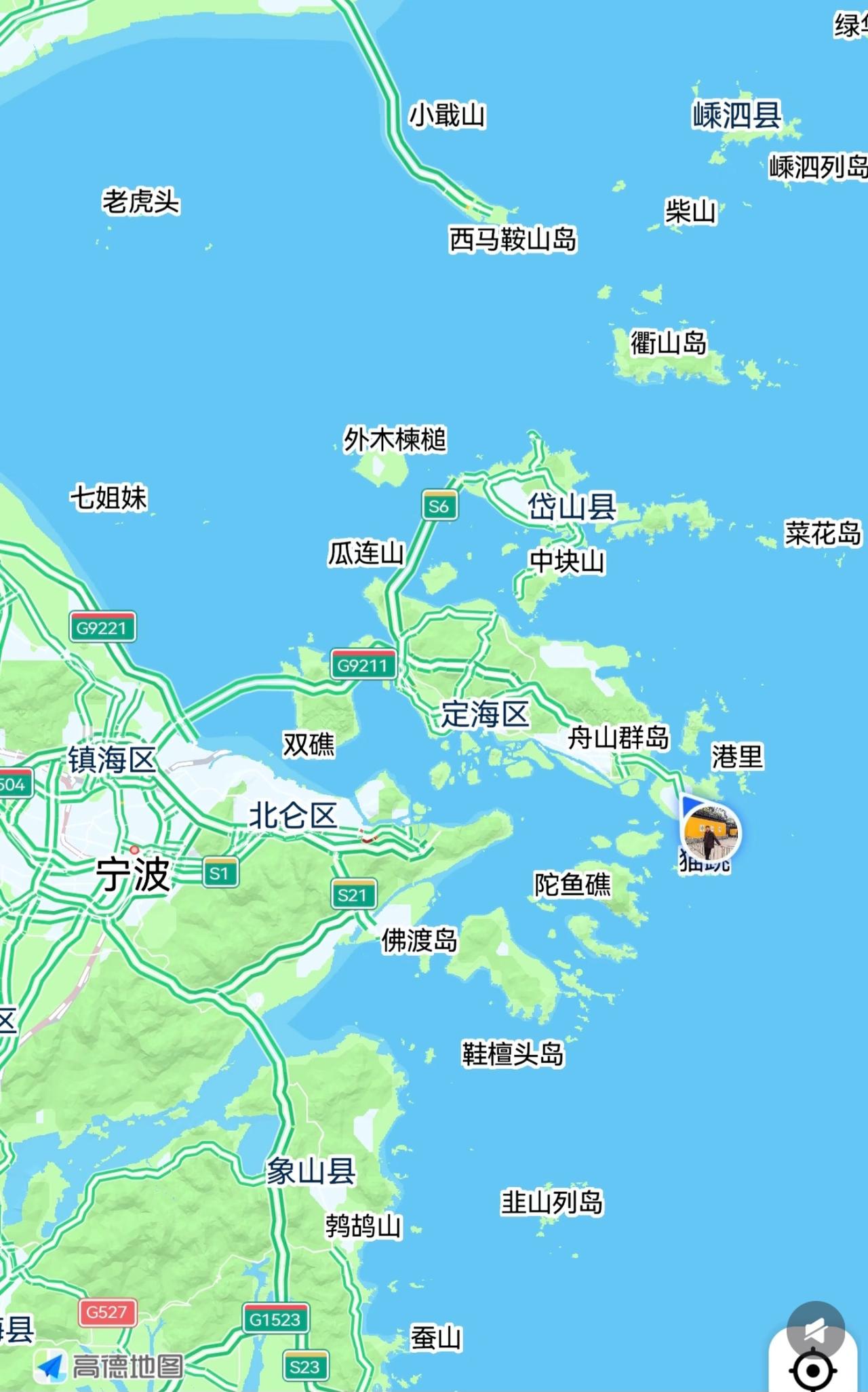 宁波周边原来有这么多岛呀！之前都没太注意宁波原来有这么多岛每次不管是朋友还是