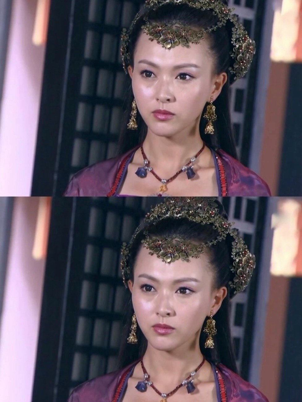 第一个给唐嫣设计额饰的人简直天才来的​