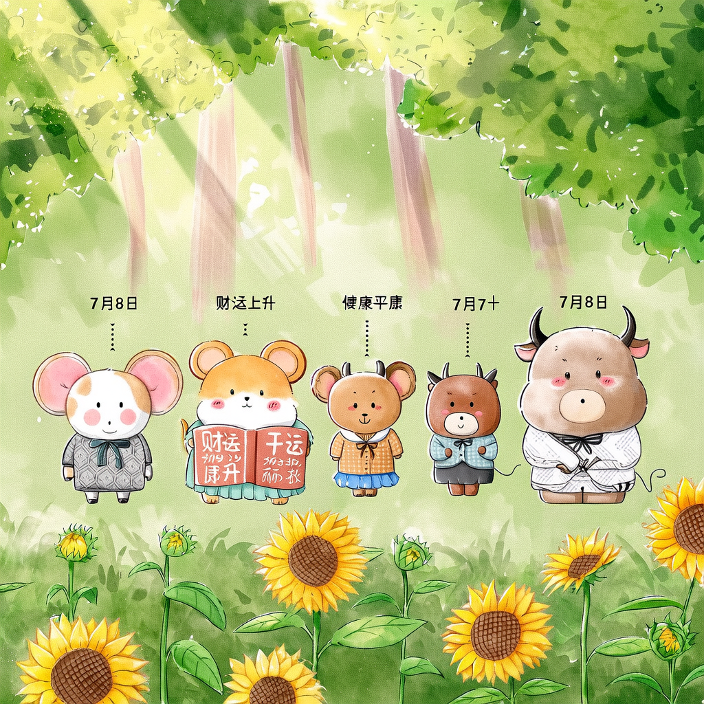 7月8日，十二生肖运势大揭秘，快来看看你的幸运指数！