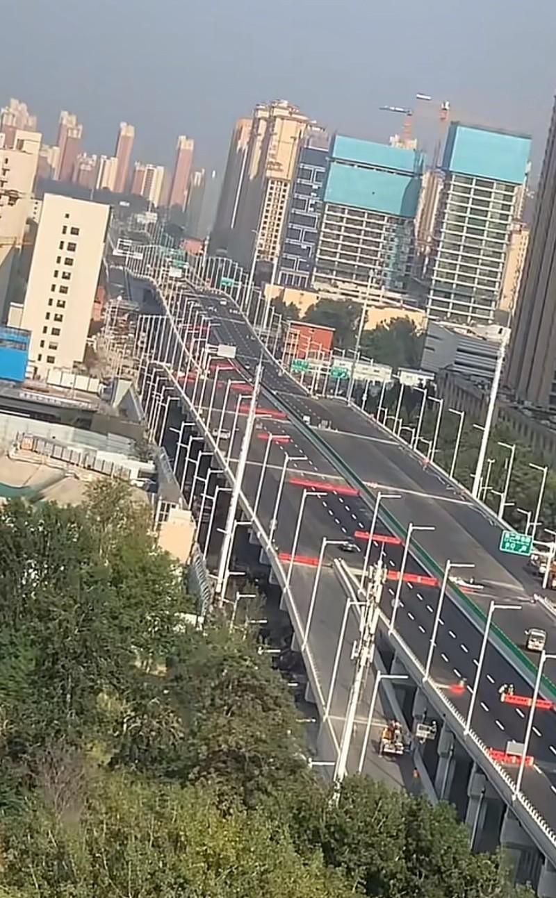 石家庄市和平路高架桥东延通车更近一步！