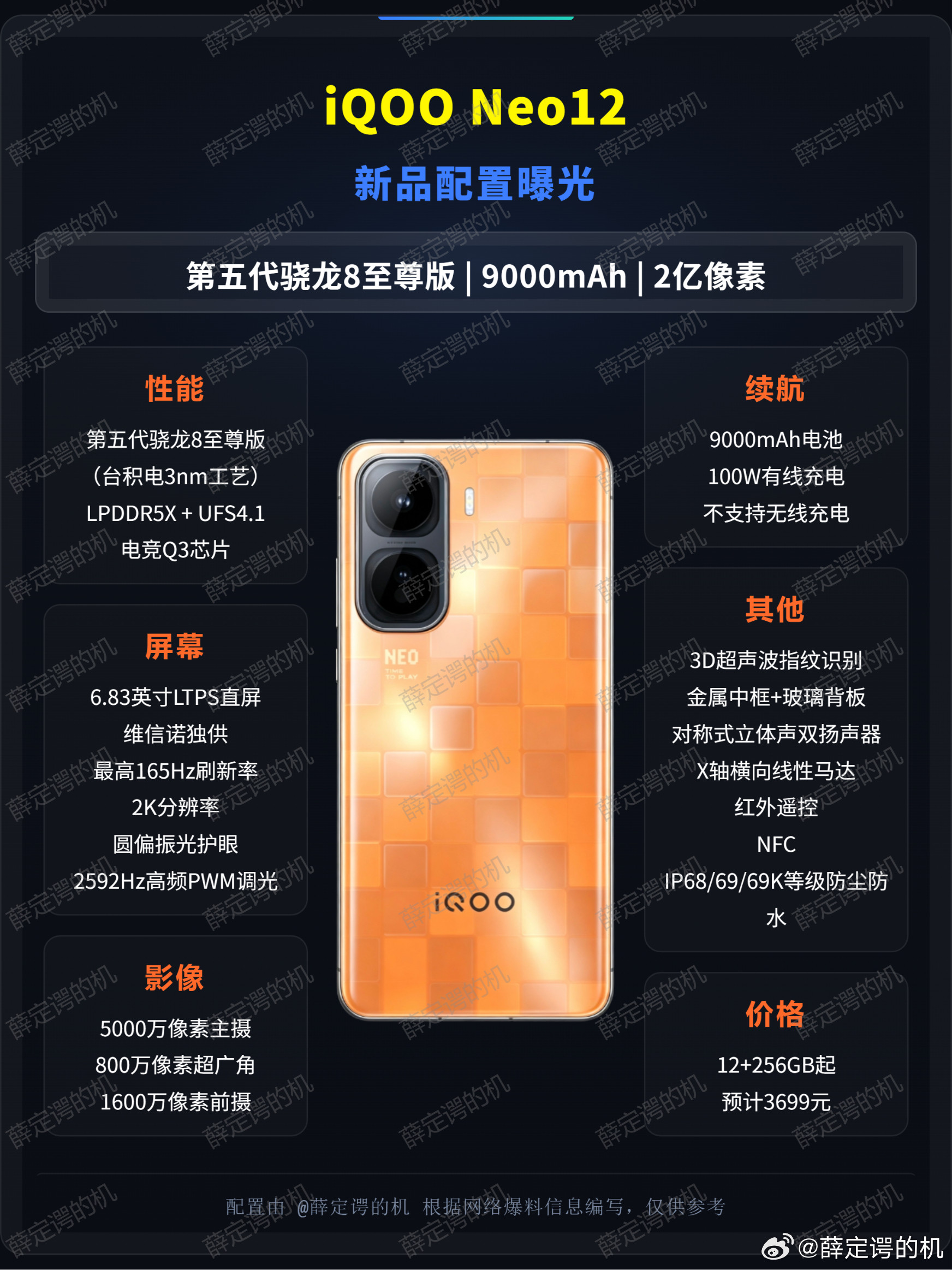 iQOONeo12，这次续航短板补齐了！iQOONeo12爆料，性能上了第五