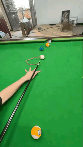 好家伙，你这样打台球的吗[捂脸哭]