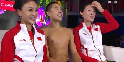 新加坡花游世锦赛男子单人赛看了吗？北京小将郭牧也获得第四名。虽然这个项目已经设置