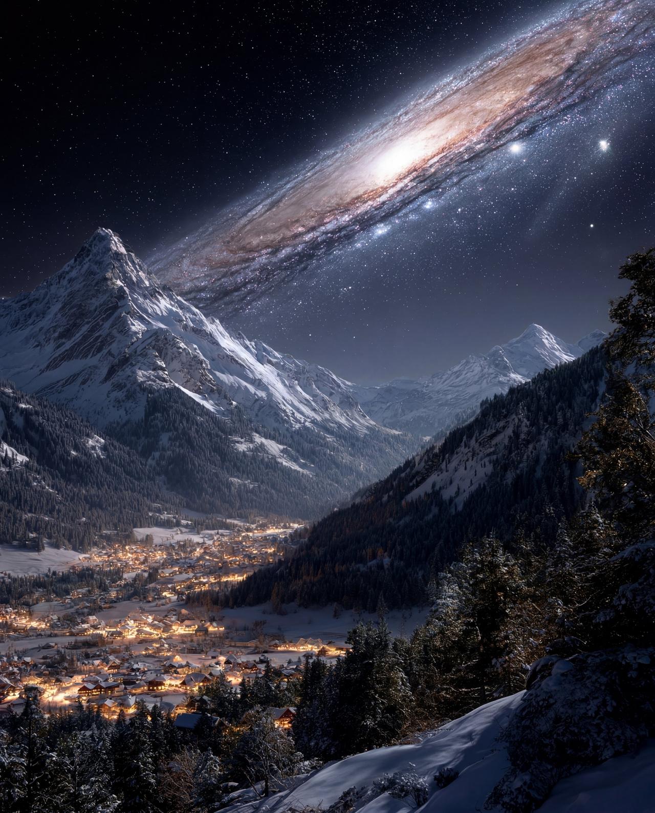 40亿年后的地球夜空...