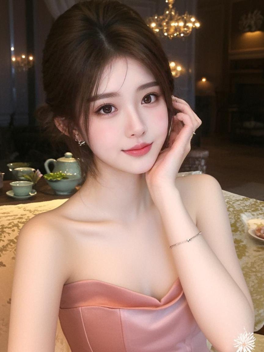 抹胸近景自拍 人生总得有一套ai写真吧 美出高级感 谁拍谁好看 原来a...